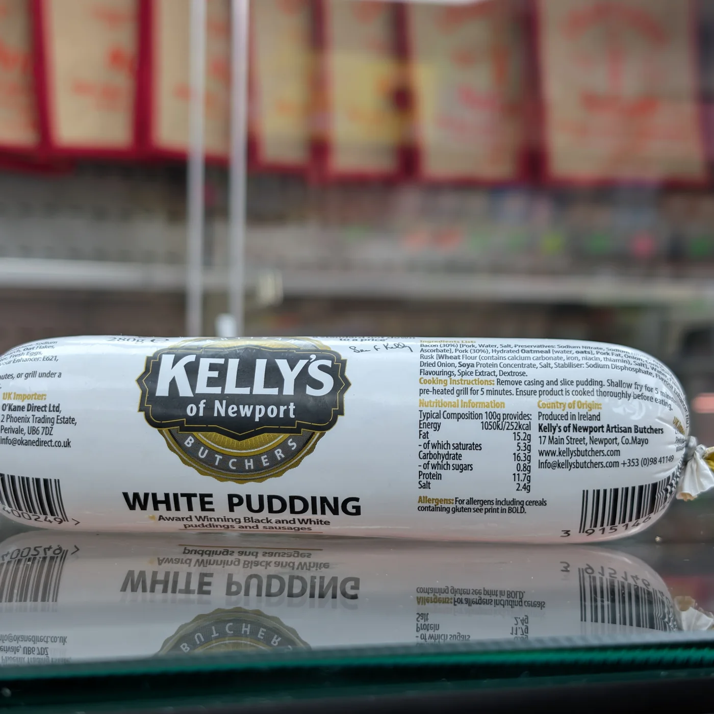 Kelly’s Irish White Pudding
